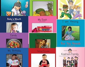 Hmong Early Reader Bundle: 11 pack --Bilingual Hmong Children's Book-- for babies, toddlers, pre-k, kindergartners, ELL, ESL of all ages
