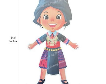 Hmong Friends Cutouts