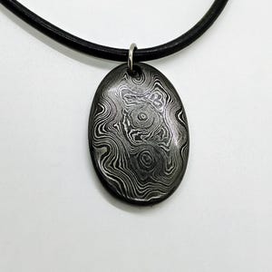 Damascus Pendant 18