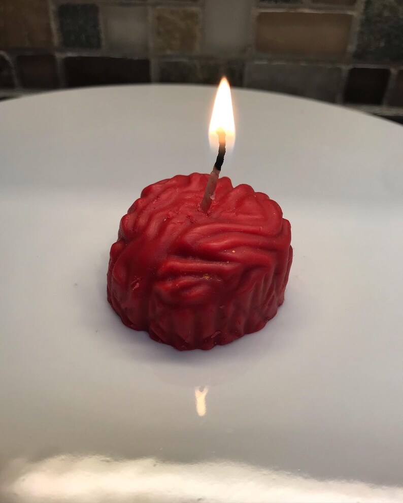 Bleeding Brain Candle Etsy