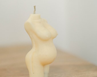 Pregnant mother goddess body candle