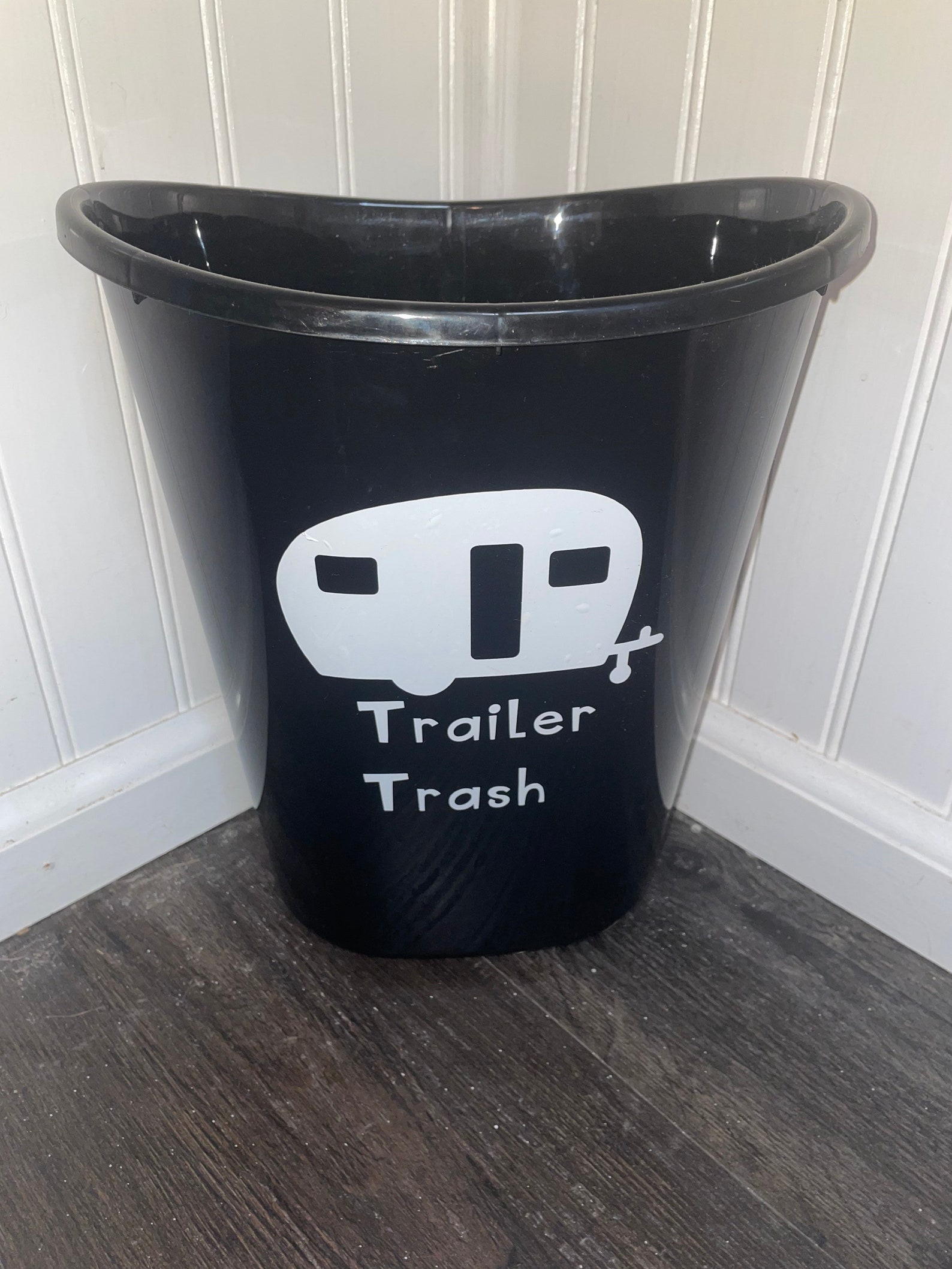 Trailer trash can/ trash can included Etsy