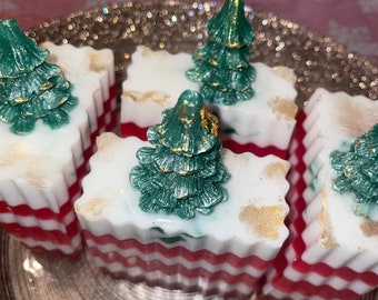 Christmas tree soap bar