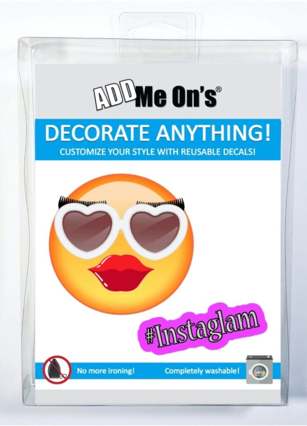 Reusable Fabricdecals Emoji Accessory VALUE PACK Etsy.de