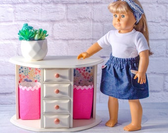 Miniature Jewelry Box w// Handle for AG American Doll 18inch Doll Accessories