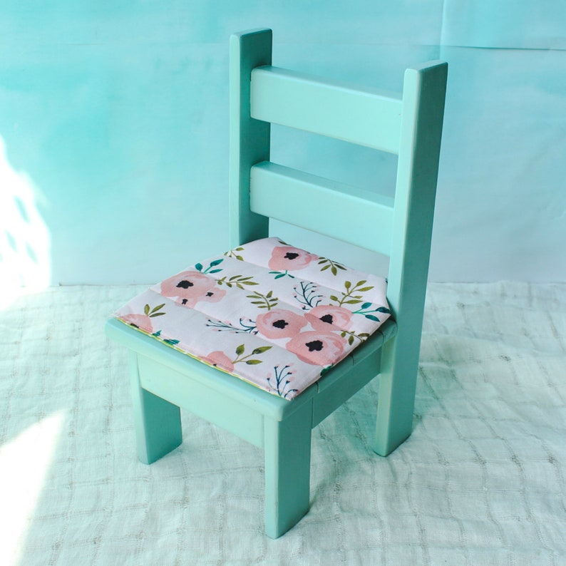 18 Inch Doll Chair And Cushion American Girl Furniture American Girl Seat Doll Chair Doll Seat