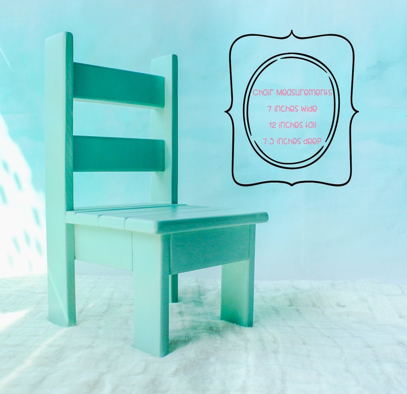 Made To Order 18 Inch Doll Chair American Girl Furniture American Girl Seat Doll Chair Doll Seat