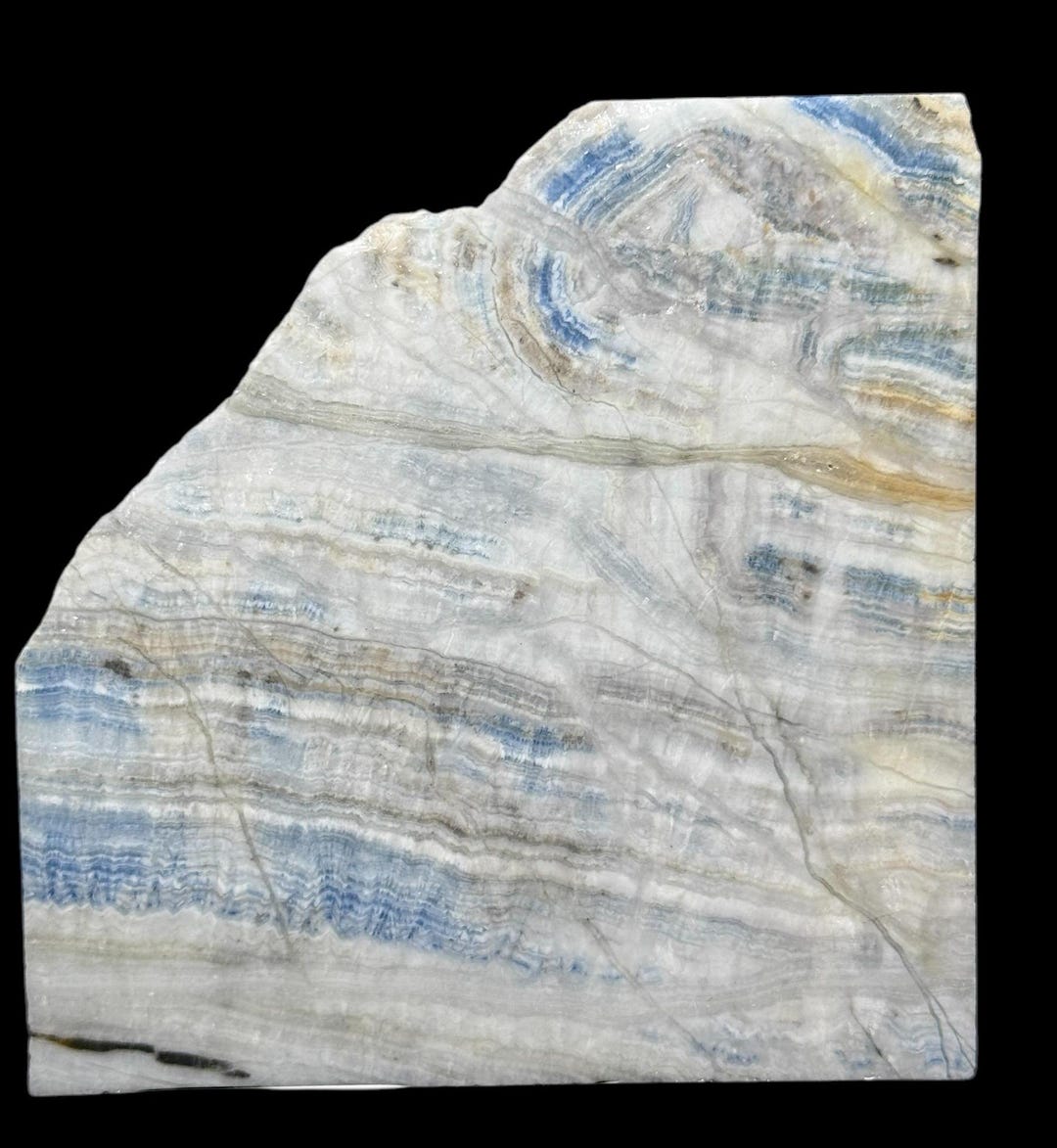 Lacy Rocks Slabs LAPIS LACE SLAB - Unpolished - 5.5oz Lapidary Cabbing Slice Rough Raw ...