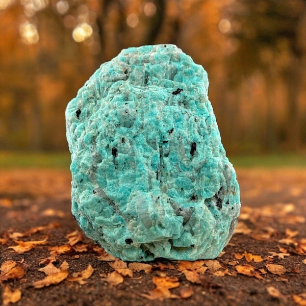 AMAZONITE ROUGH - 2.87LBS - Green Blue Raw Rock Gem Mineral Collector Altar Reiki Chakra Decor