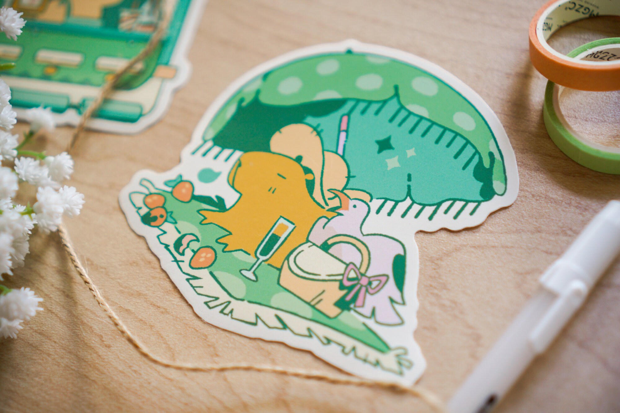 The Capy Life Sticker Set - Etsy UK