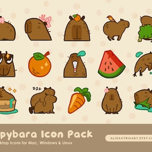 Capybara Icon Pack