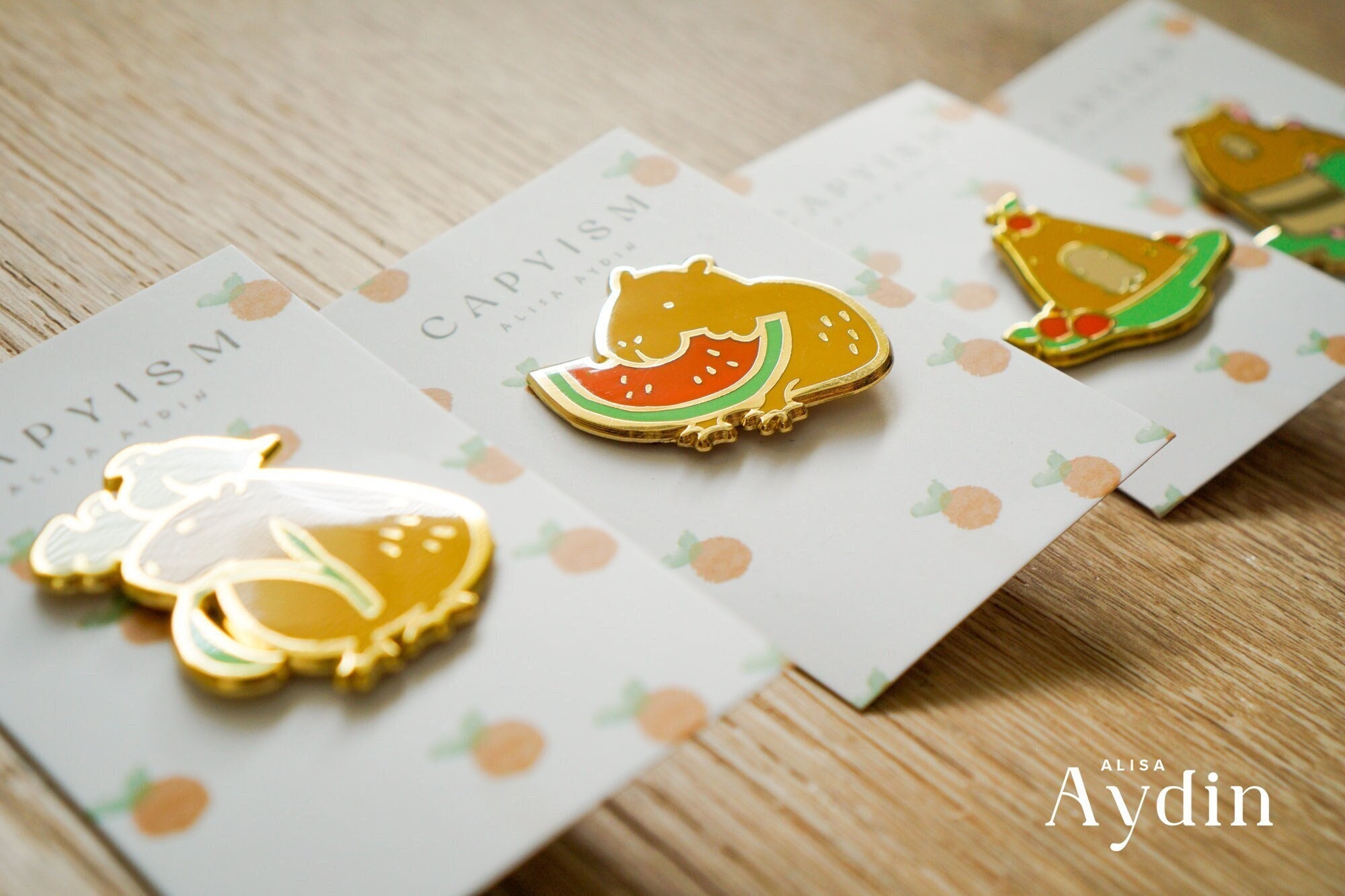 Capyism Enamel Pin Set