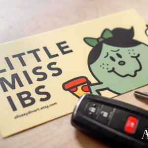 Little Miss IBS Bumper Sticker