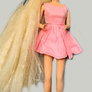 Vestido/atuendo para muñeca de 11,5 pulgadas con curvas: vestido corto vintage para muñecas