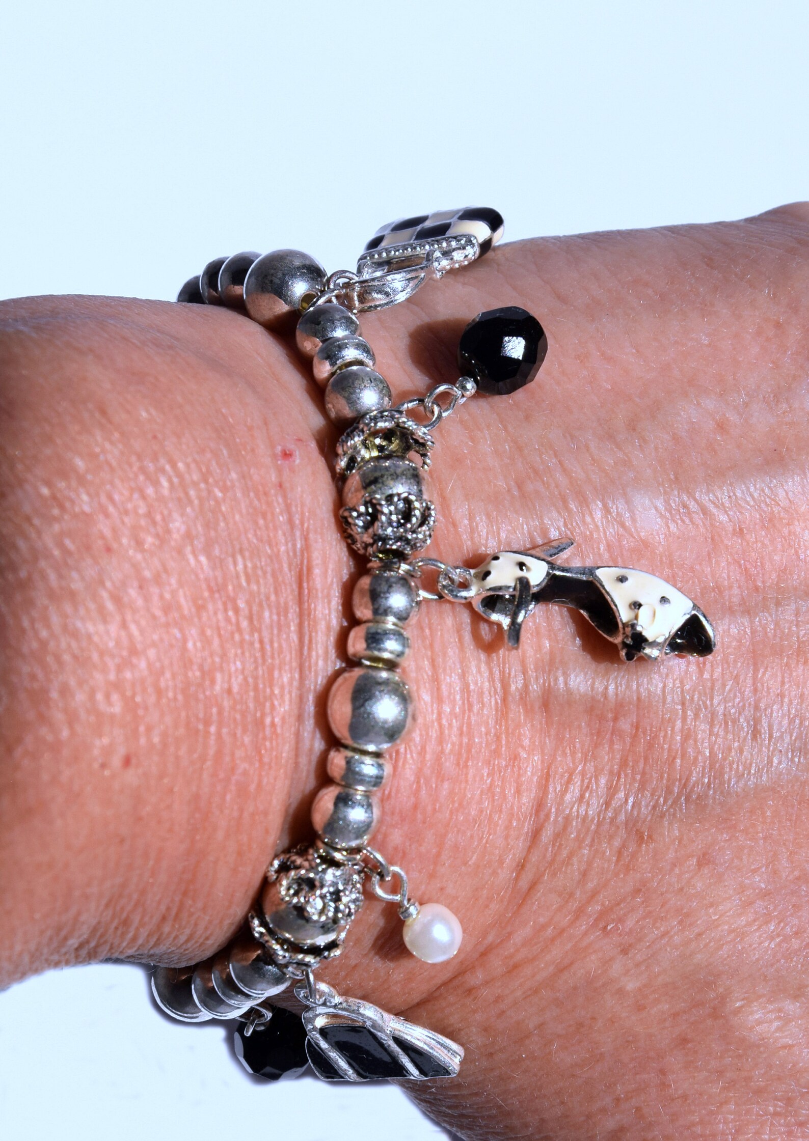 Cute Charm Bracelet Enamel Charm Bracelet High Heel Charms Etsy