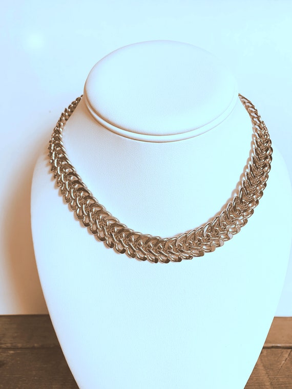 DeLizza and Elster Gold Choker, Hallmark, Short