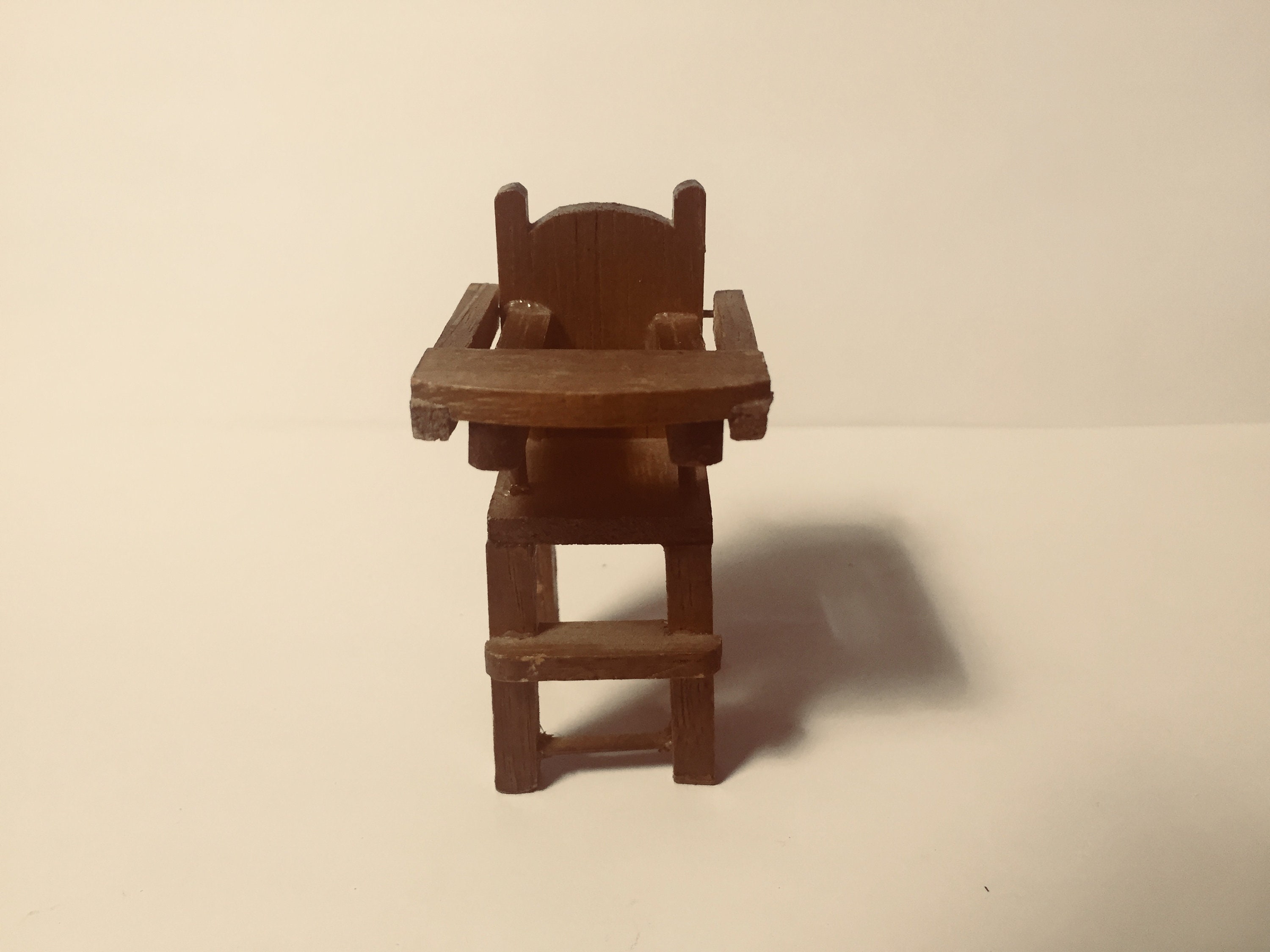 Vintage Miniature Wooden Chair  - The Chairs Are Composed Of Twigs.