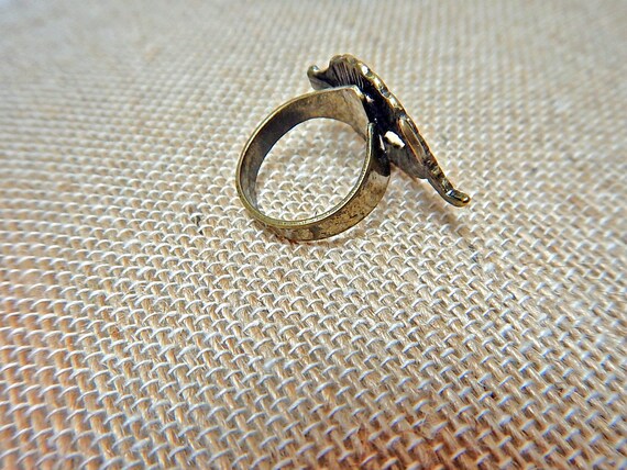 Adjustable Nature-Inspired Copper Botanical Ring … - image 5