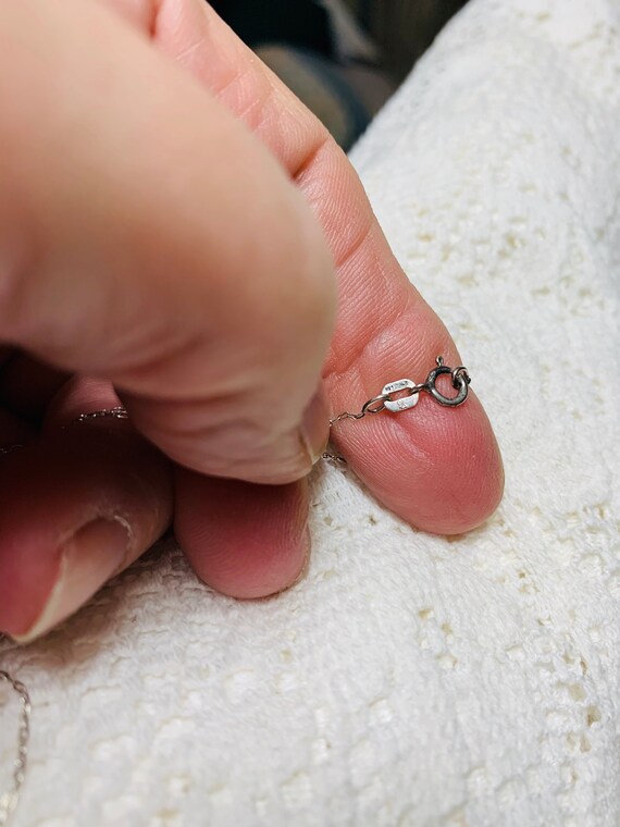 Minimalist Sterling Silver Monogram Letter Neckla… - image 3