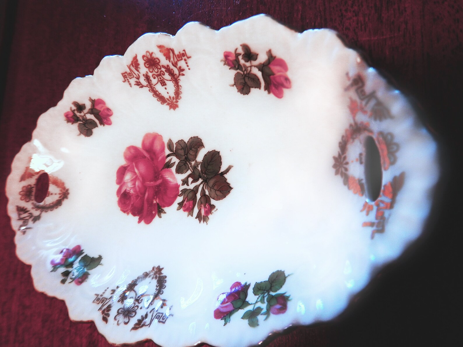 Bavarian Porcelain Dresser Tray Small Jewelry Tray Vanity Tray Etsy