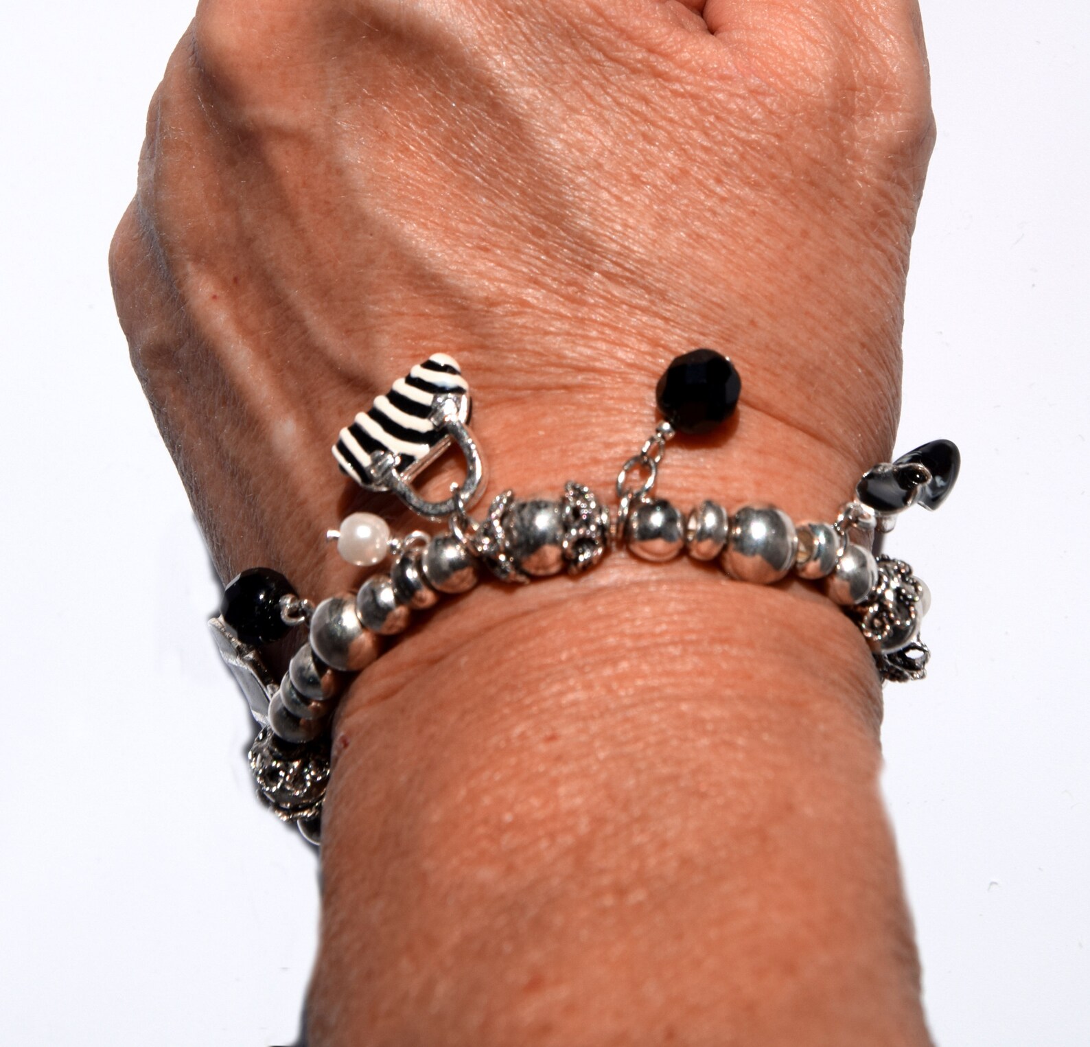 Cute Charm Bracelet Enamel Charm Bracelet High Heel Charms Etsy