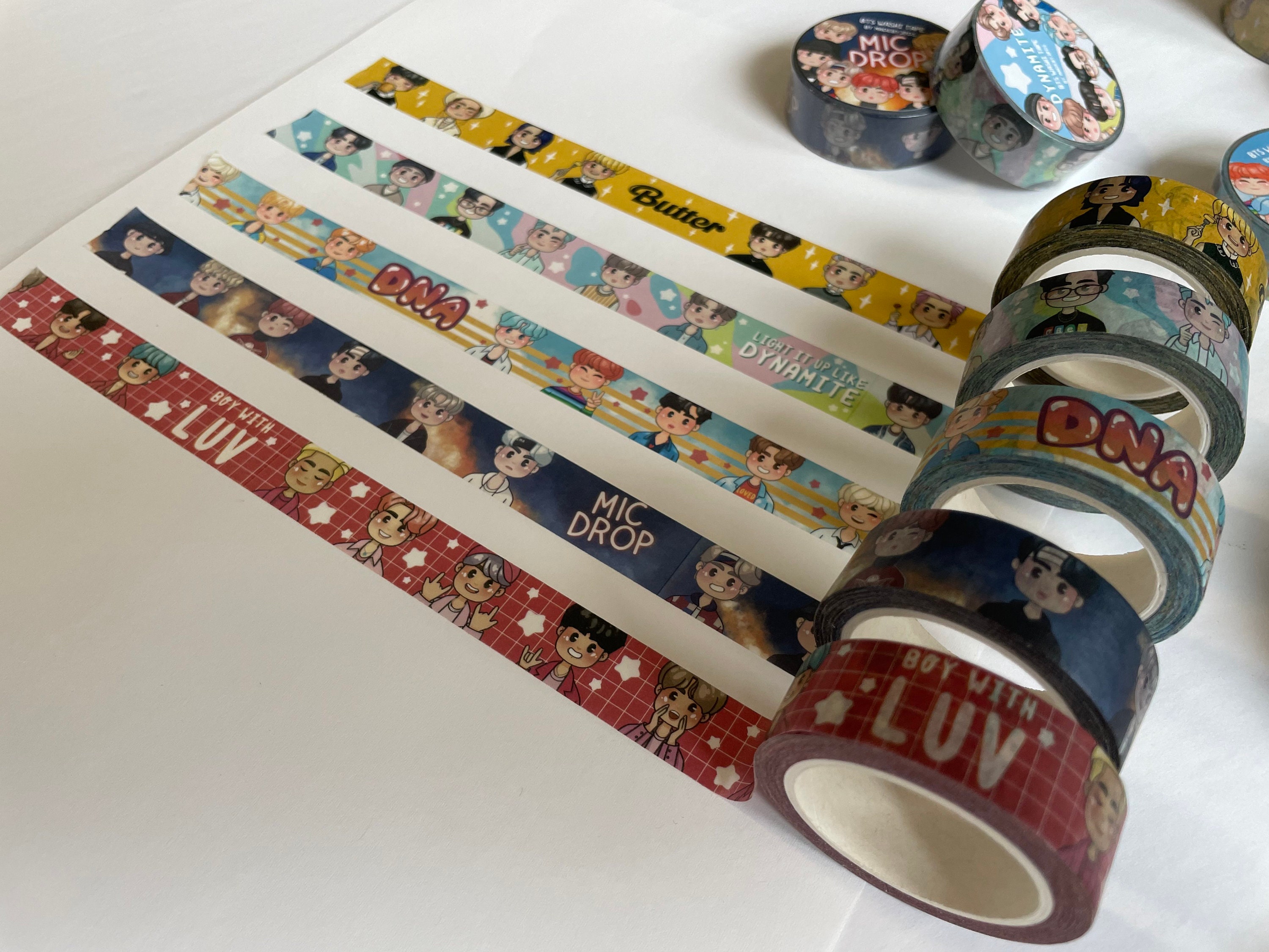 BTS マスキングテープ BTS Washi Tape | Masking Tape | Bullet Journal | Kpop