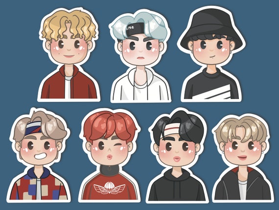 BTS Mic Drop Stickers | Kpop Sticker pack | Bangtan Stickers