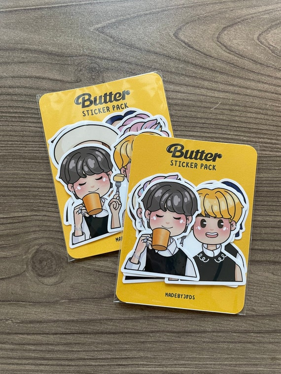 BTS Sticker Packbutter Stickerswaterproof Stickersbts Stickersarmy  Stickerscustom Stickersdie Cut Vinyl Stickers 