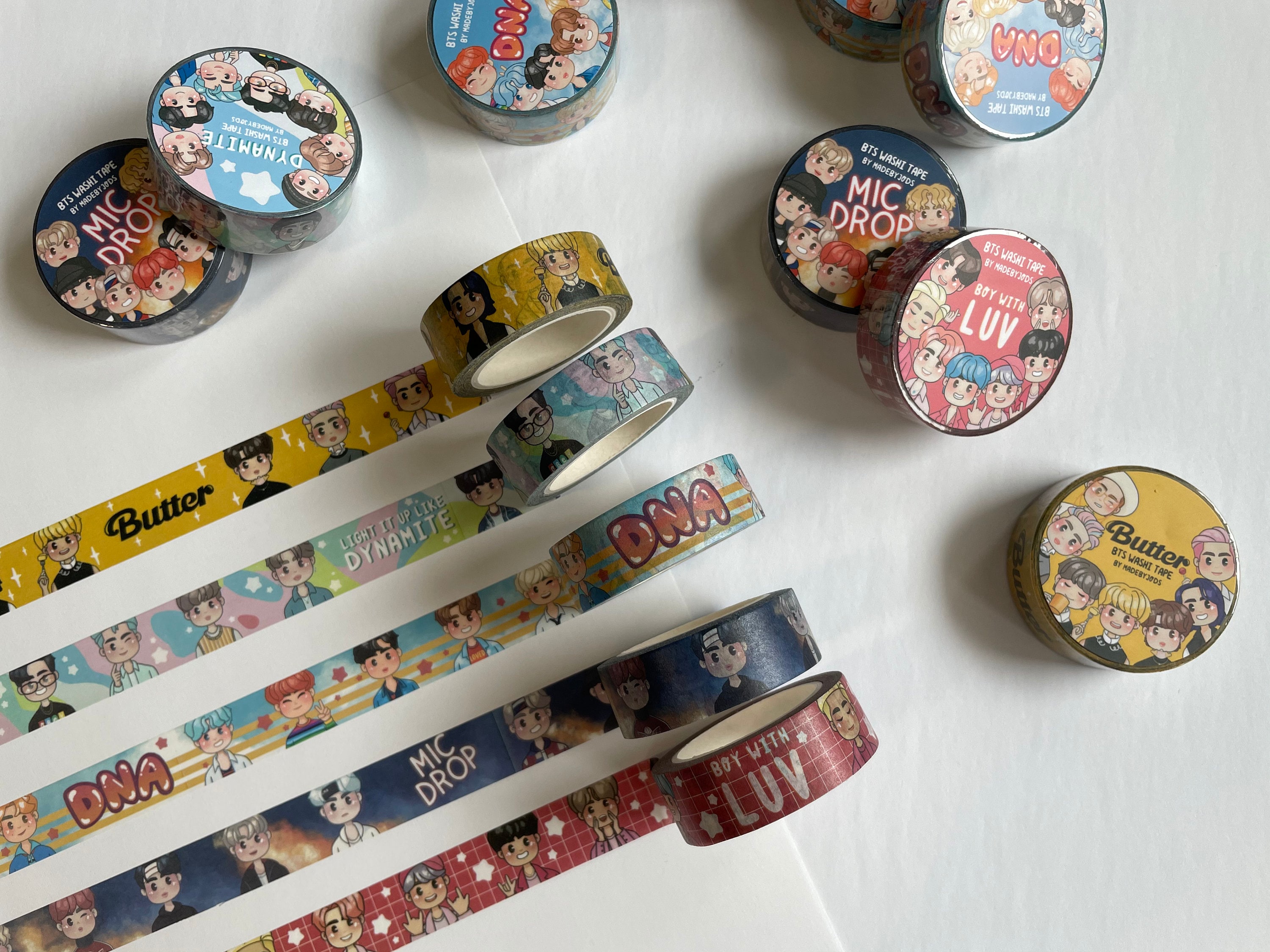 BTS Washi Tape | Masking Tape | Bullet Journal | Kpop