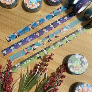 BTS Washi Tape | Masking Tape | Bullet Journal | Kpop | Planner Tape | Das Leben geht weiter | Erlaubnis zum Tanzen | Frühlingstag | Gefälschte Liebe