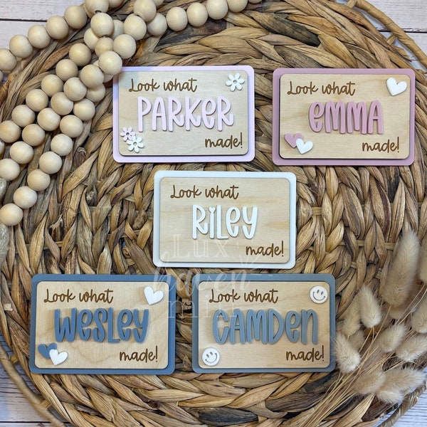 Look What I Made Sign - Etsy