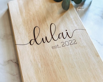 Charcuterie Board, Personalized Charcuterie Board, Last Name Cutting Board, Wedding Gift, Housewarming Gift, Home Decor, Last Name Gifts