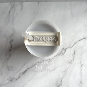 Stanley Name Plate, Stanley Topper, Personalized Stanley Cup, Tumbler Name Tag, Stanley Cup Accessories, Name Tag for Stanley, Name Plate