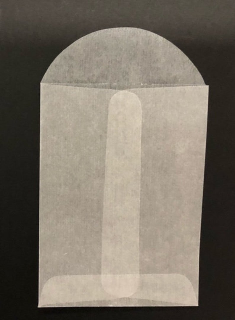 Glassine Envelope 7 X 9.5cm Pack of 5 for Junk Journals, Scrapbooking