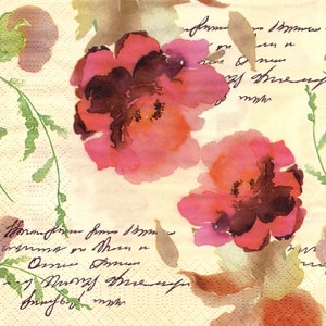 Paper napkin, serviette - 33 x 33cm - decoupage, crafts