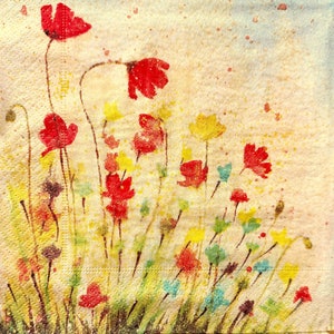 Paper napkin, serviette - 33 x 33cm - decoupage, crafts