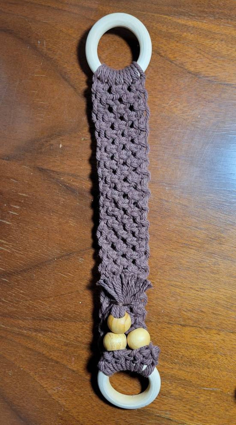 Macrame Kitchen Towel Holders Etsy