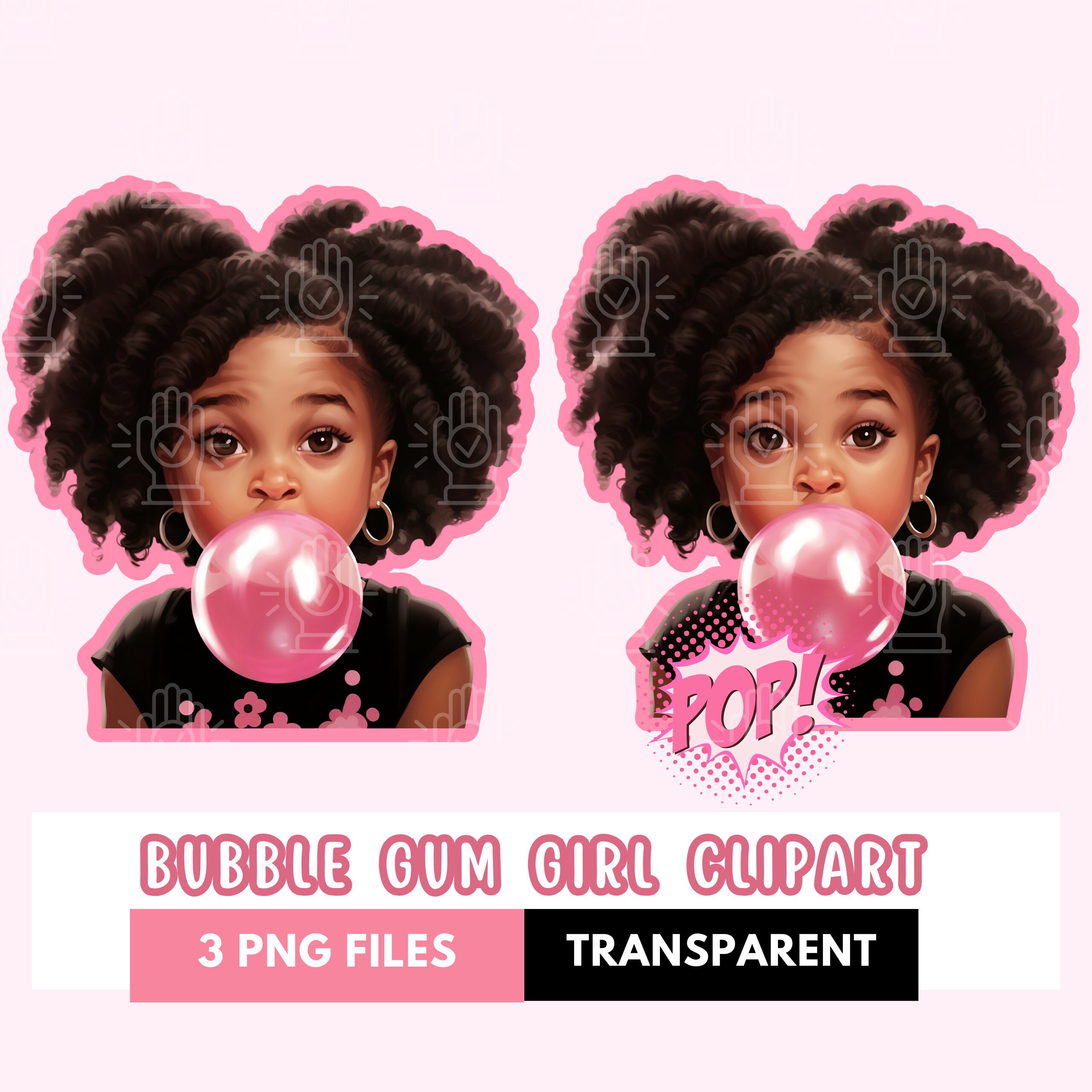 Bubble gum girl online