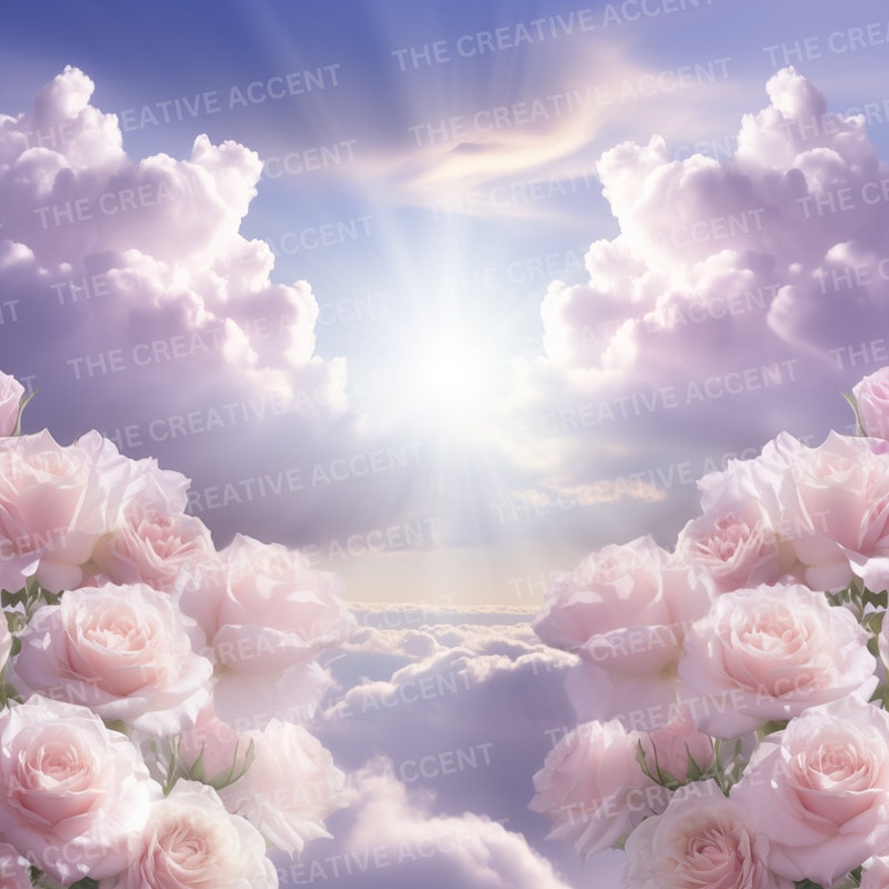 Blue Funeral Background Etsy