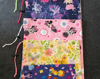 Cute Prints Handmade Drawstring Bag(s)