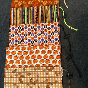 Halloween and Harvest Handmade Drawstring Bag(s)