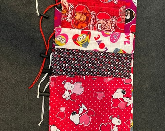 Valentine’s Day Handmade Drawstring Bag(s)