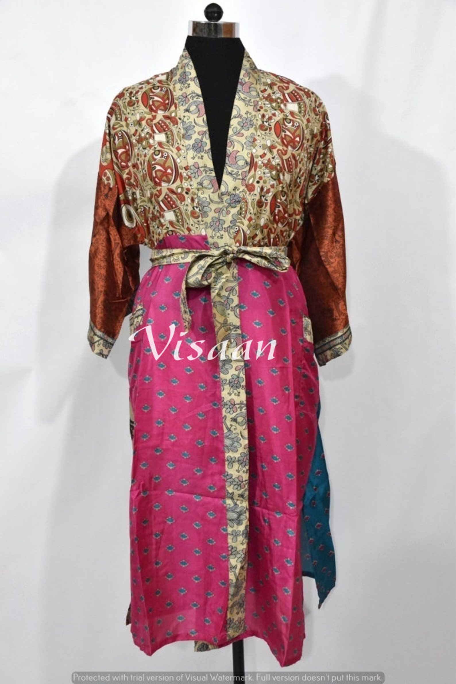 silk sari kimono