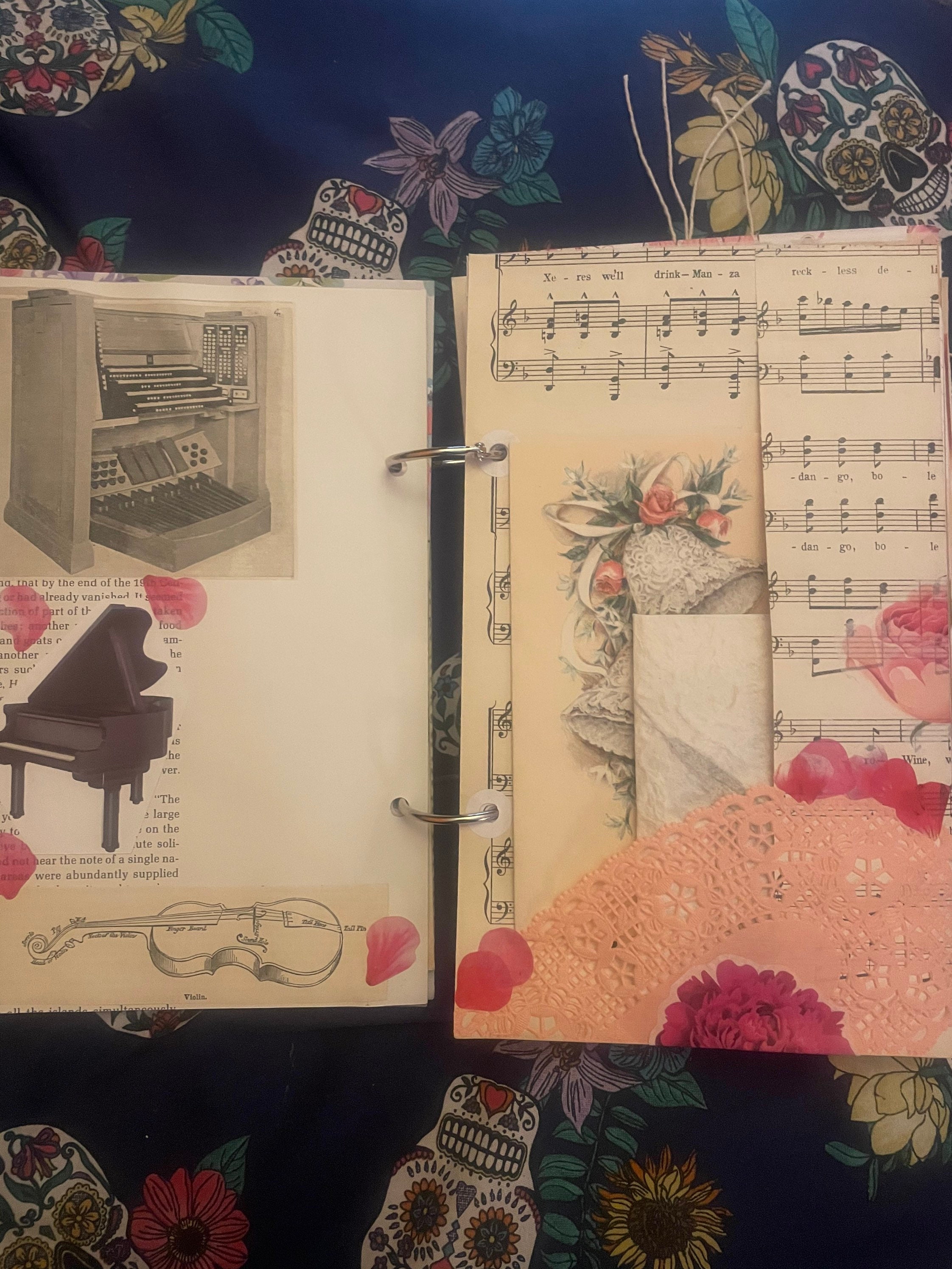 Wedding junk Journal all handmade with vintage and new papers Etsy