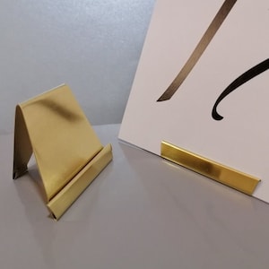 Table number holders. Brass Photo holders,  Fashionable Wedding Card Holder. Gold brass Photo stand. Photo display. Card holders