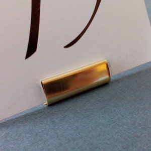 Mini brass place card holders, table number holders, price tag holders, photo holders