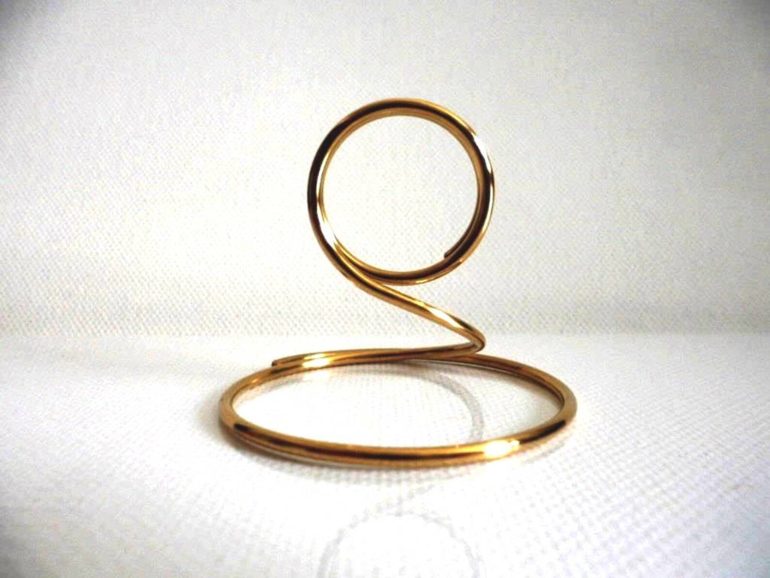 Gold Table Number Holders Solid Gold Brass Holder Wedding Etsy