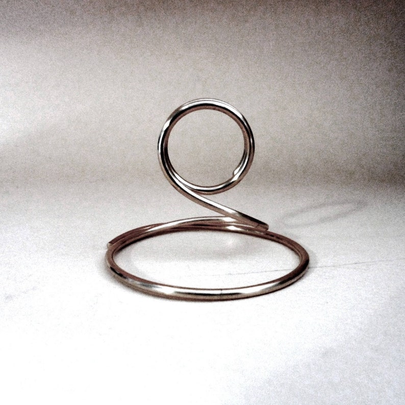 Silver Table Number Holders Silver Sign Holder Wedding Table Etsy