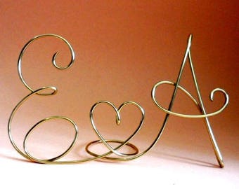 Personalized Cake Topper, Wedding Cake Topper, Two lovers, Silver cake topper, Gold cake topper