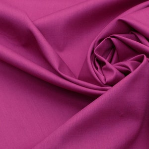 Liberty Fabrics Plain Tana Lawn™ in 'Fuchsia' image 1